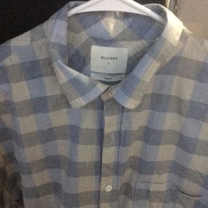 Billy Reid plaid button down